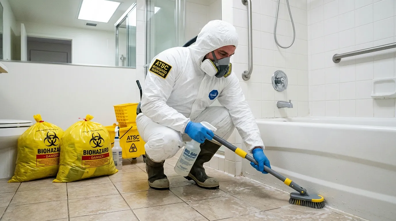 Decontamination equipment deployed for Blood Cleanup in Lapeer